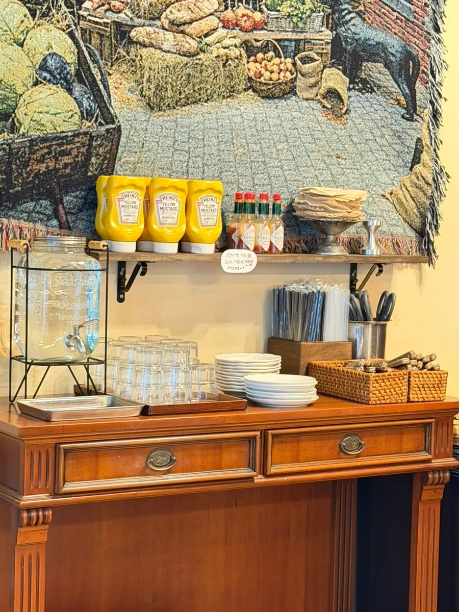Interior space with cohesive café design