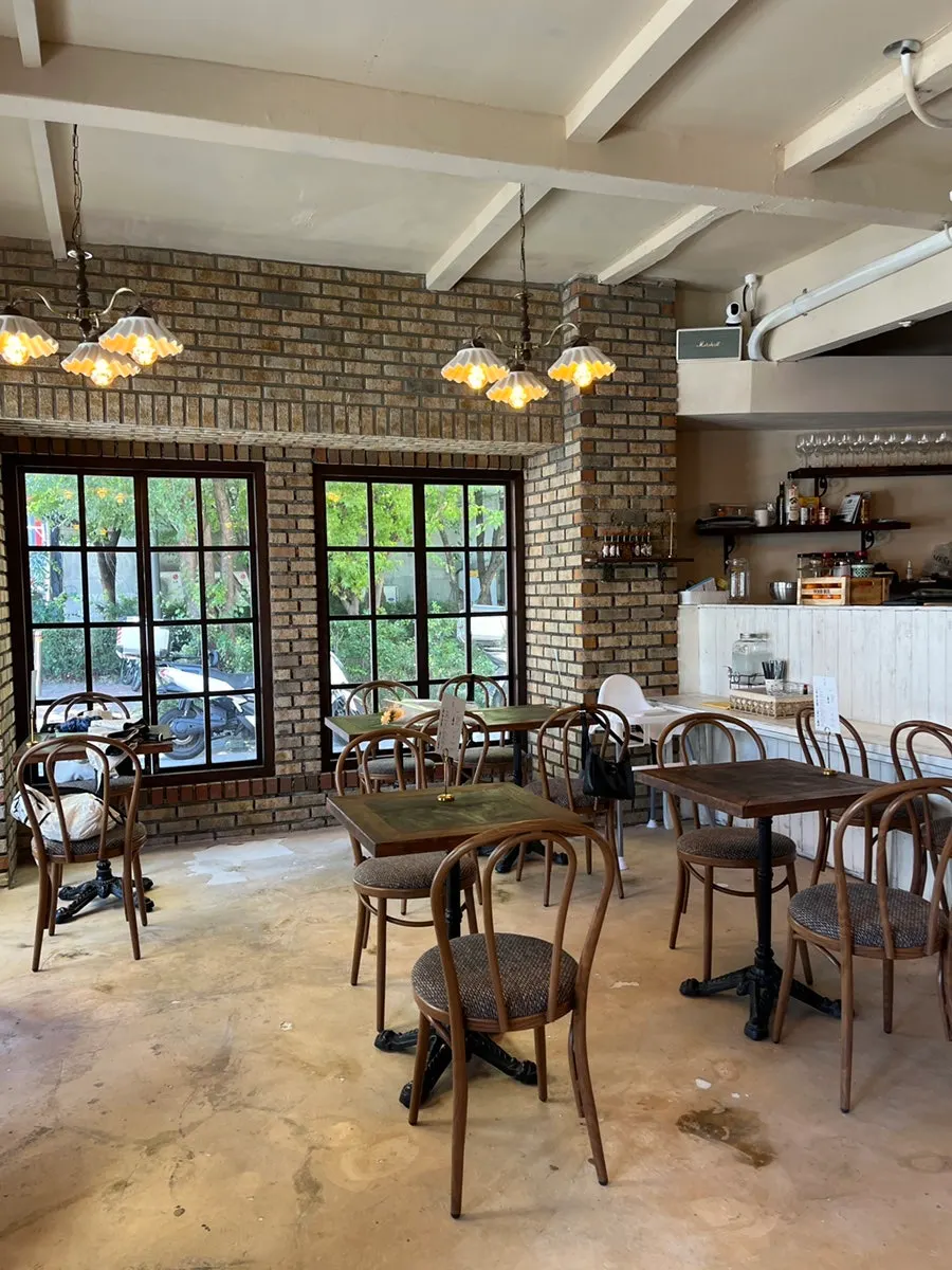 Fairy-tale atmosphere inside the café