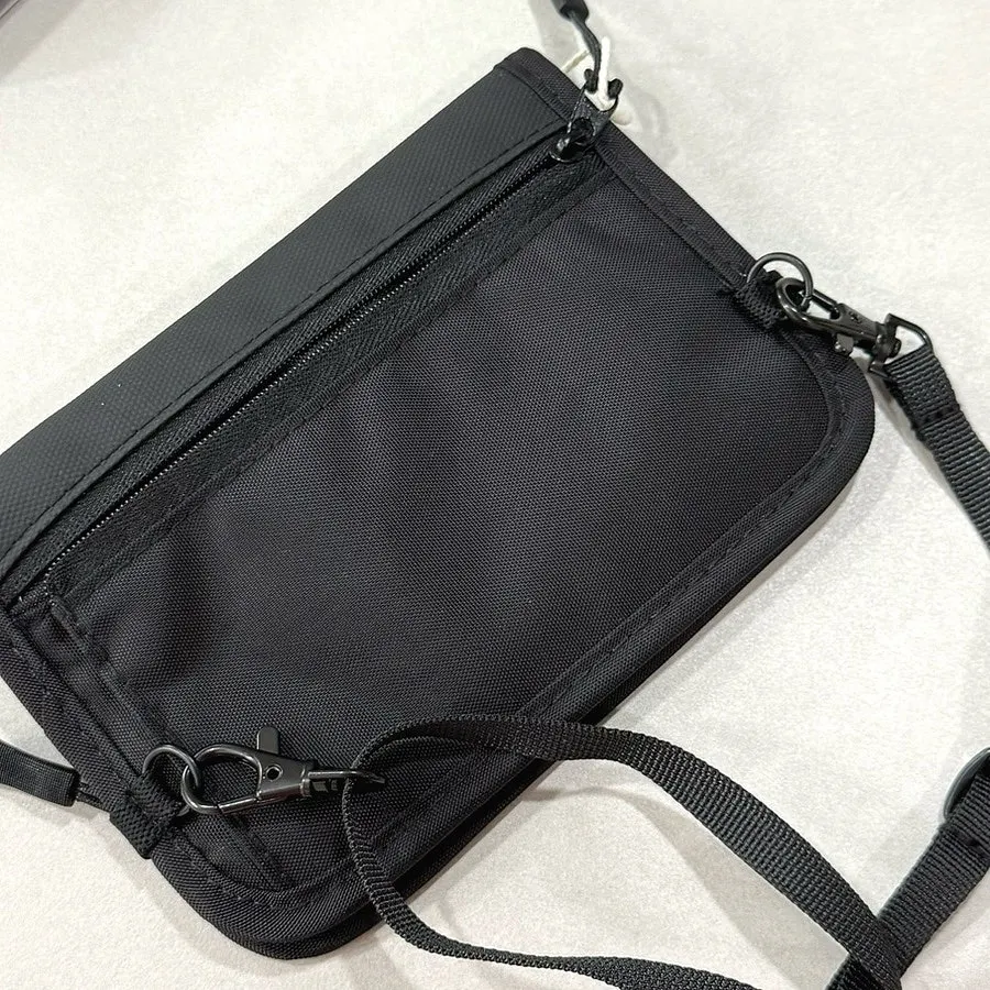 Passport bag pocket used for coin storage