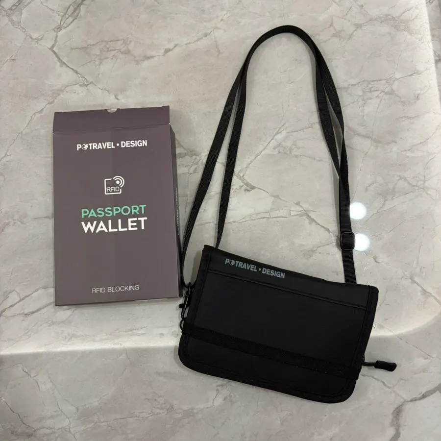 Packly passport case prepared for overseas travel