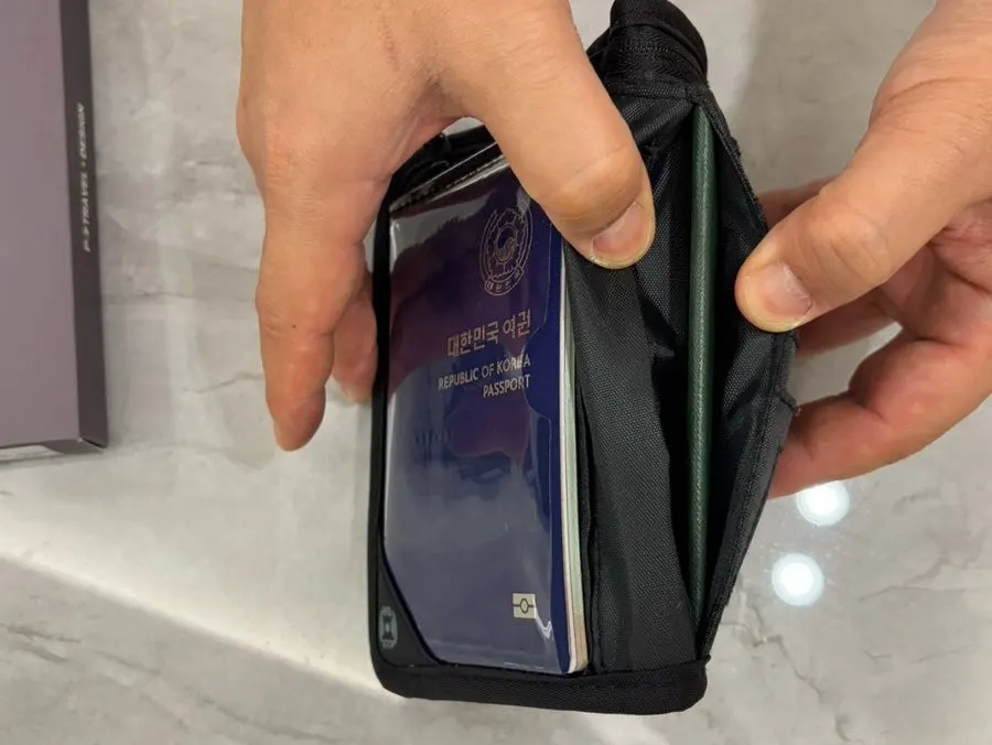 Packly Family Passport Case carried in Bali