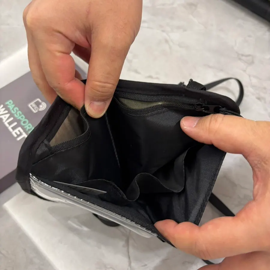 Packly passport case retaining its shape during travel