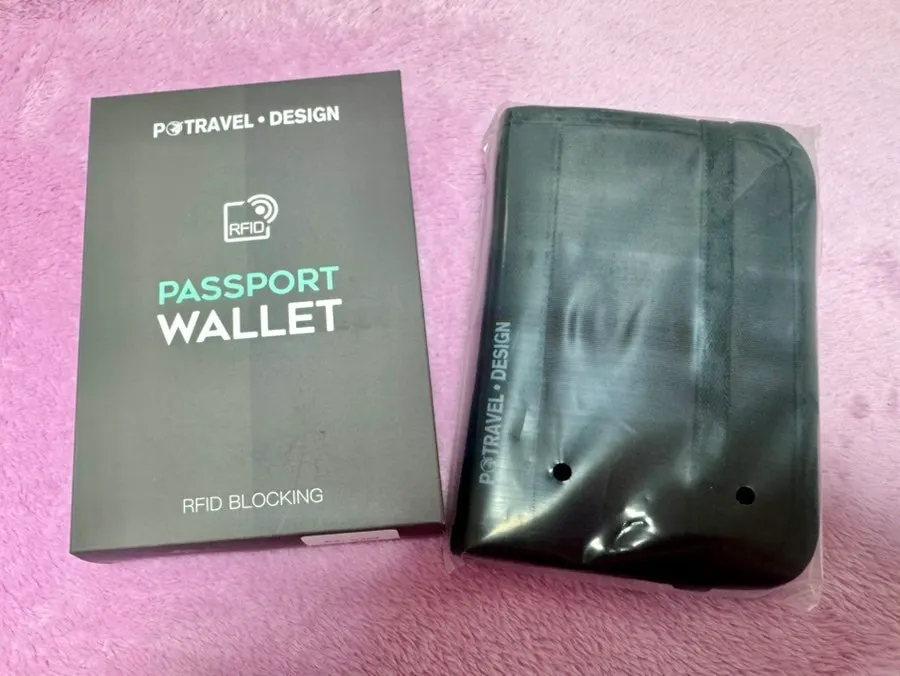 Packly passport wallet for overseas travel preparation