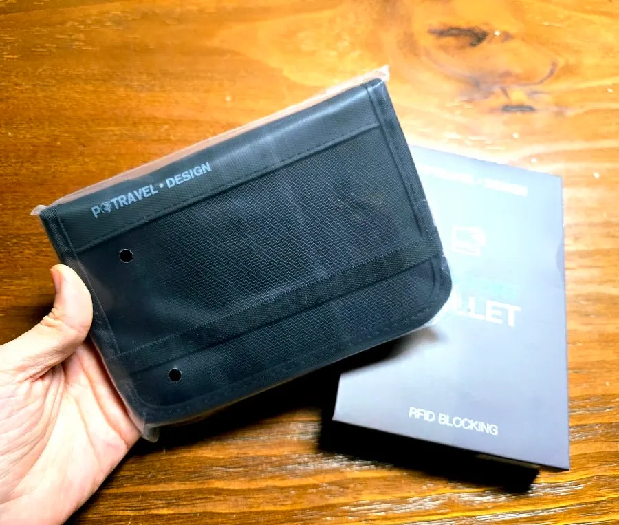 Packly passport wallet for keeping passports together while traveling
