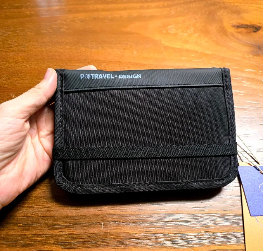 Packly passport wallet for passports and payment cards