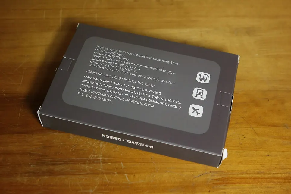 Packly travel wallet prepared along with a passport renewal