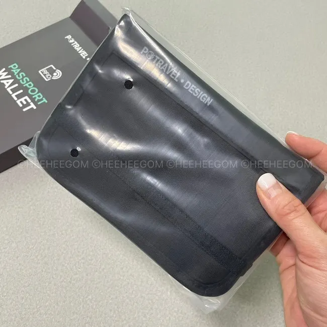 Packly passport wallet for organizing travel belongings