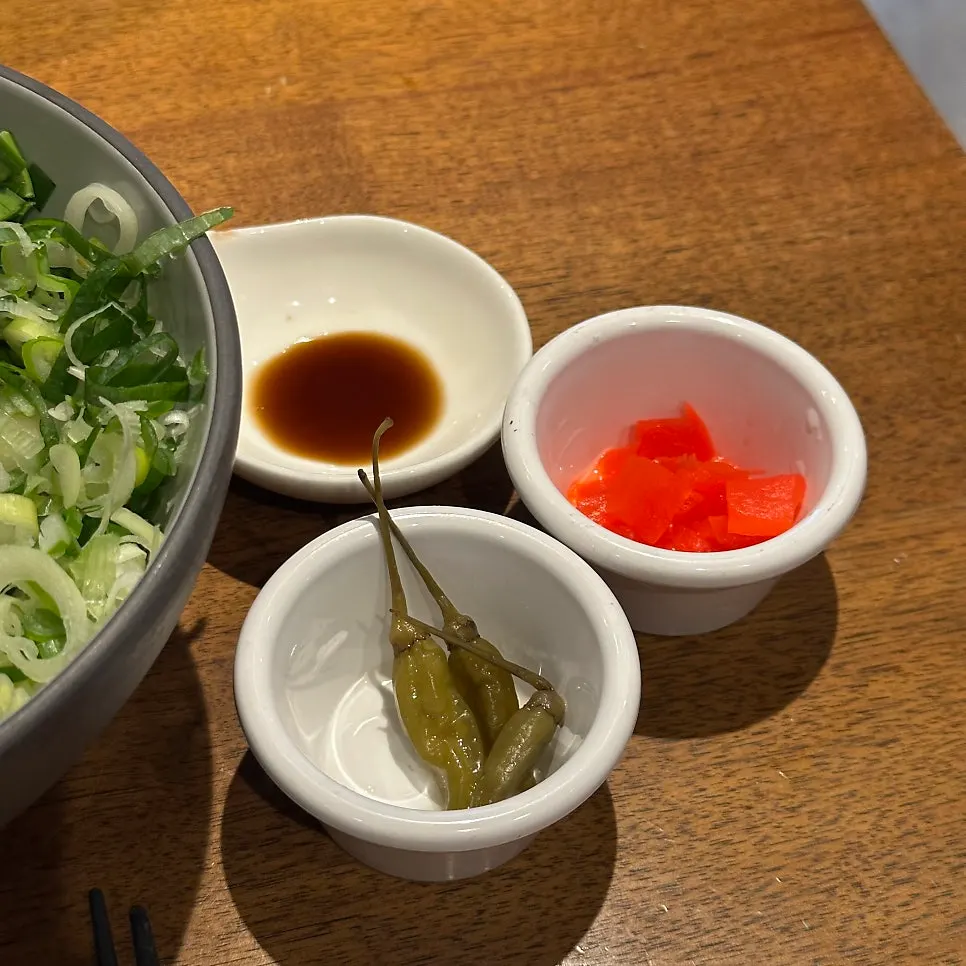 The jangguk soup that comes standard at Padong