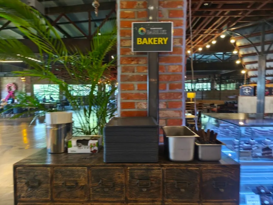 Cod roe salt bread on display at Barirus