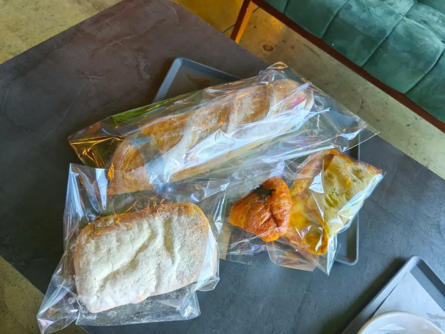 Barirus breads self-packed to take home