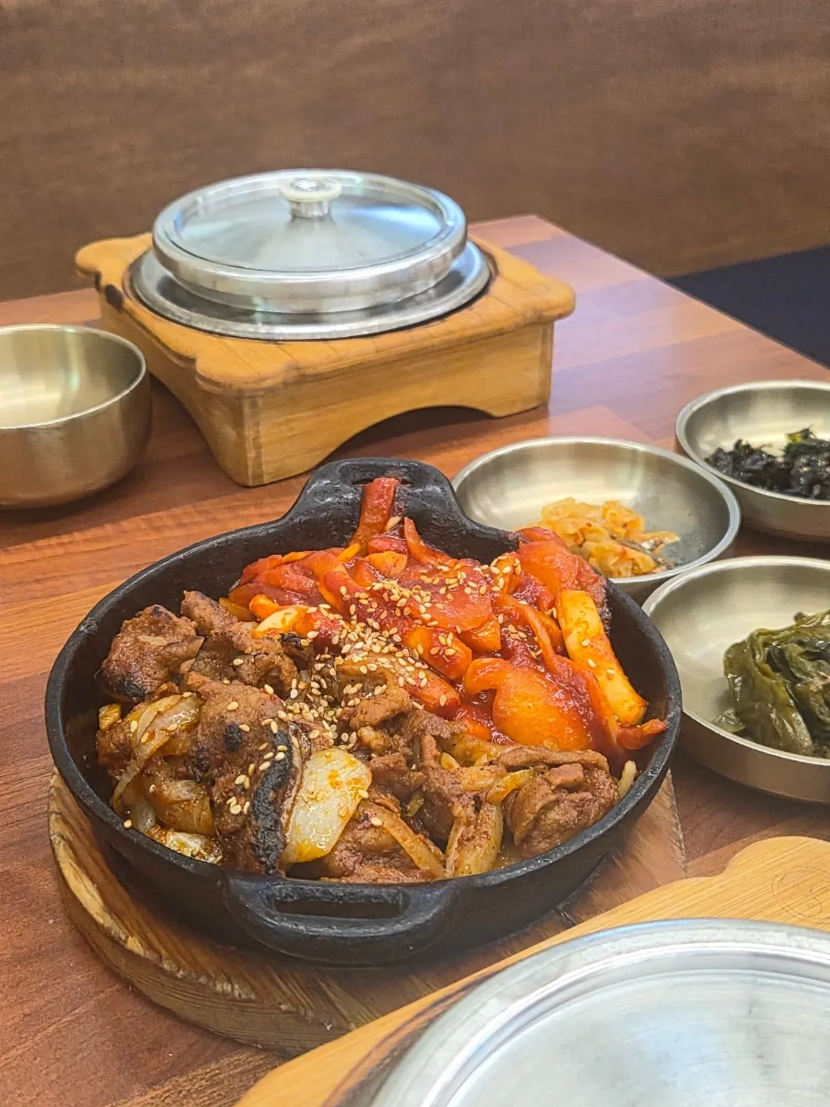 파주 심학산 들꽃쌈밥 들정식 상차림
