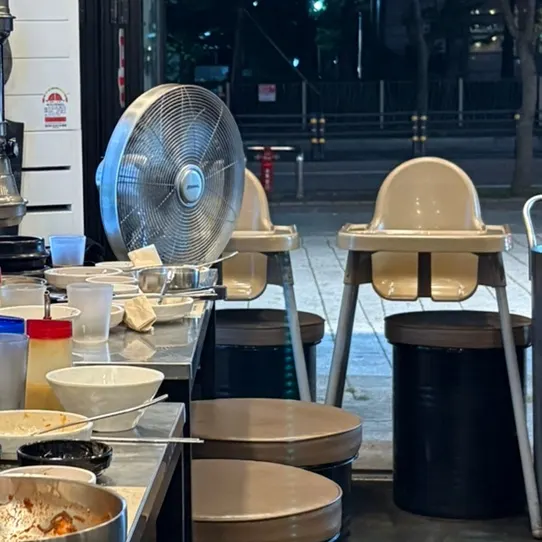 High chairs available at the restaurant