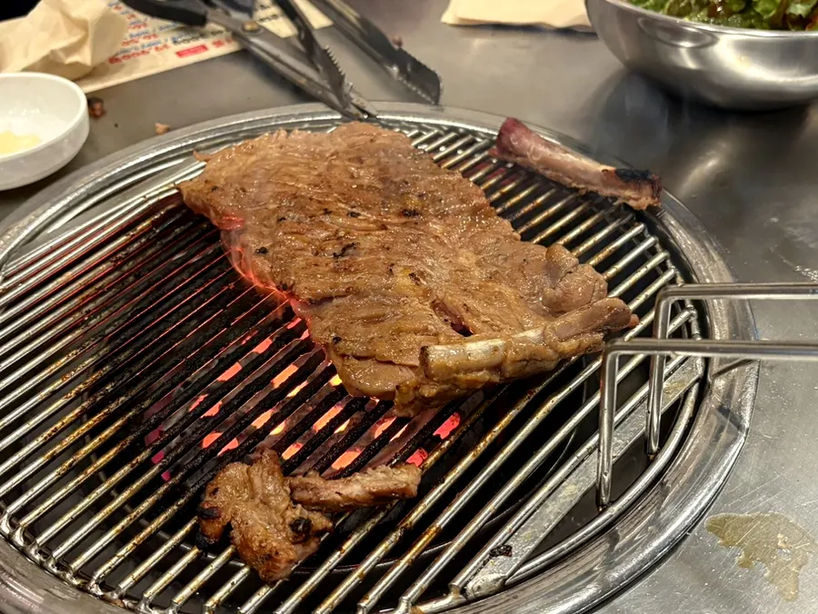 Meat served according to our eating pace