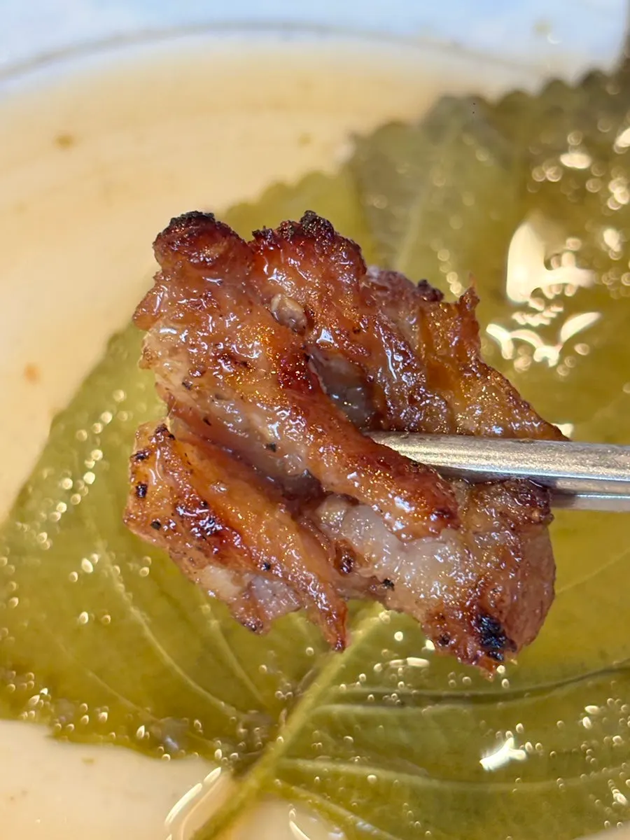 A sweet piece of pork rib