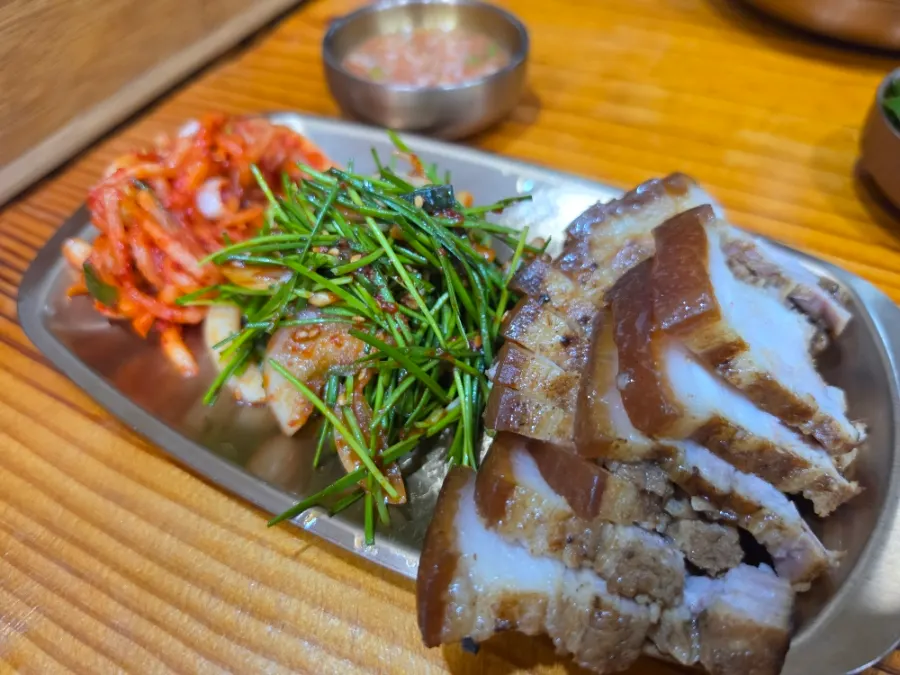 Golden perilla oil grilled tofu