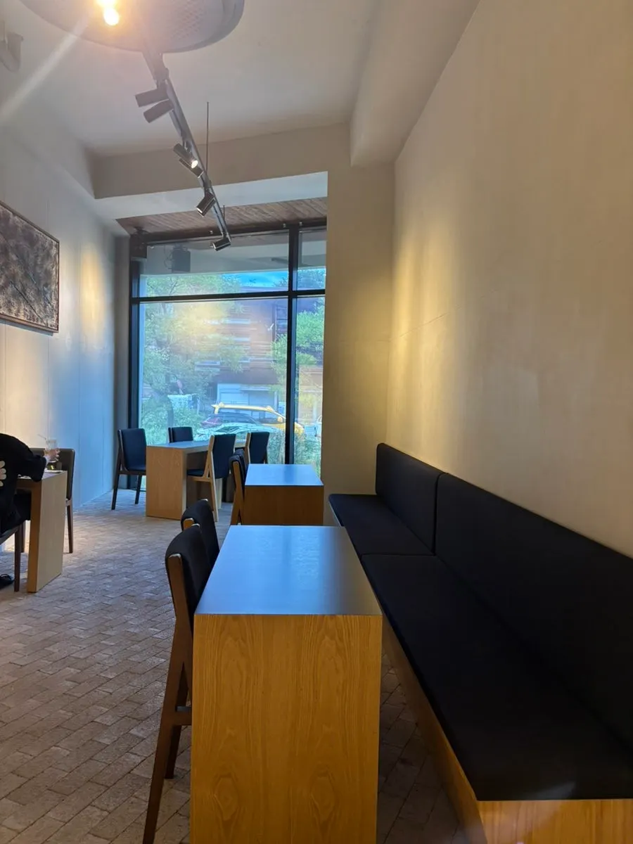 Window seat for two on Heuksadang's 2nd floor