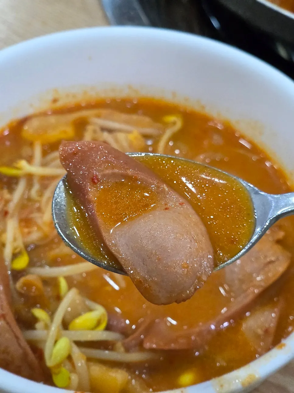 아점으로 먹은 부대찌개 한상