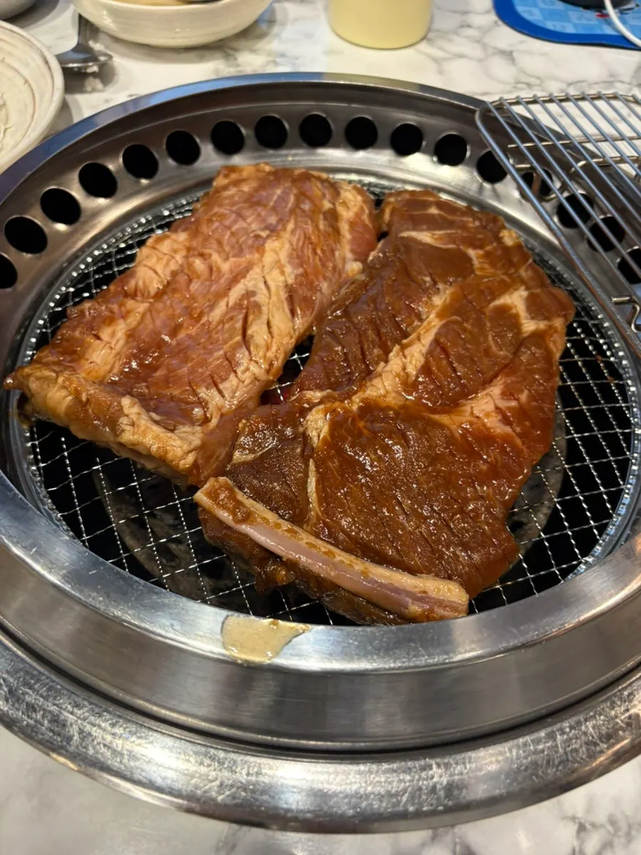 정원갈비 파주본점 돼지갈비 한 상