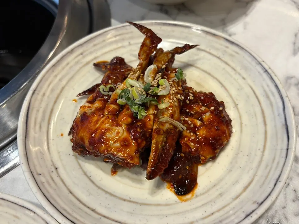 정원갈비 기본 반찬 양념게장