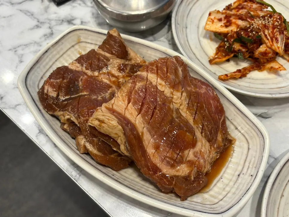 주문한 정원 돼지갈비 생고기