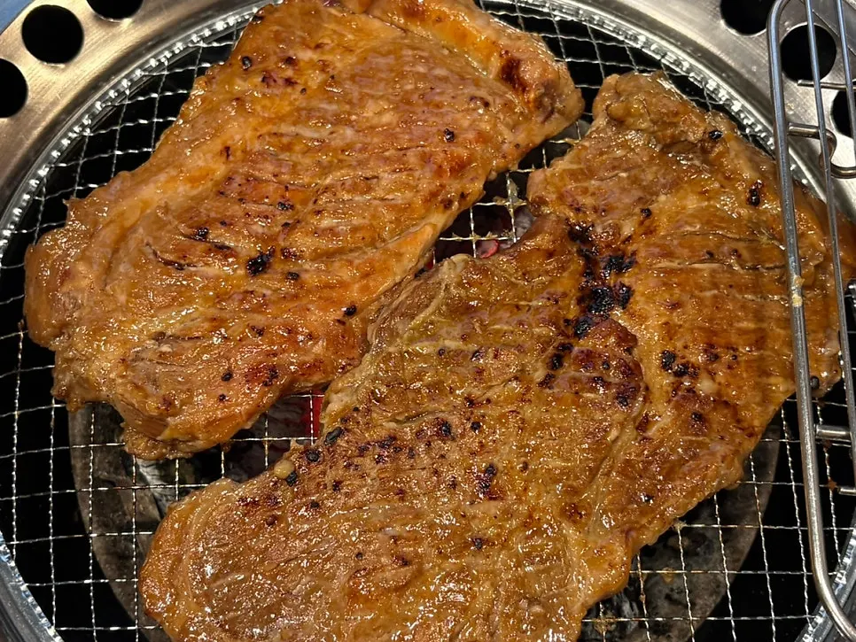 돼지갈비 2인분 상차림
