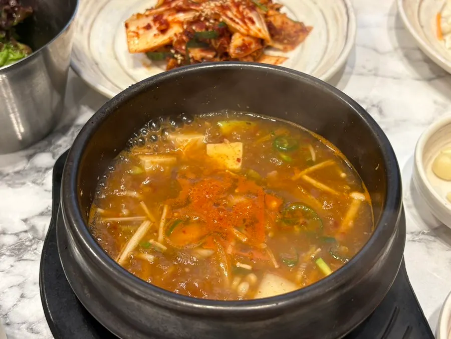 정원갈비 된장찌개