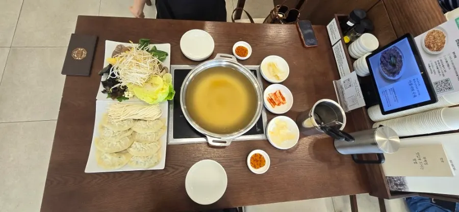 부벽정평양만두 메뉴 구성 안내 이미지