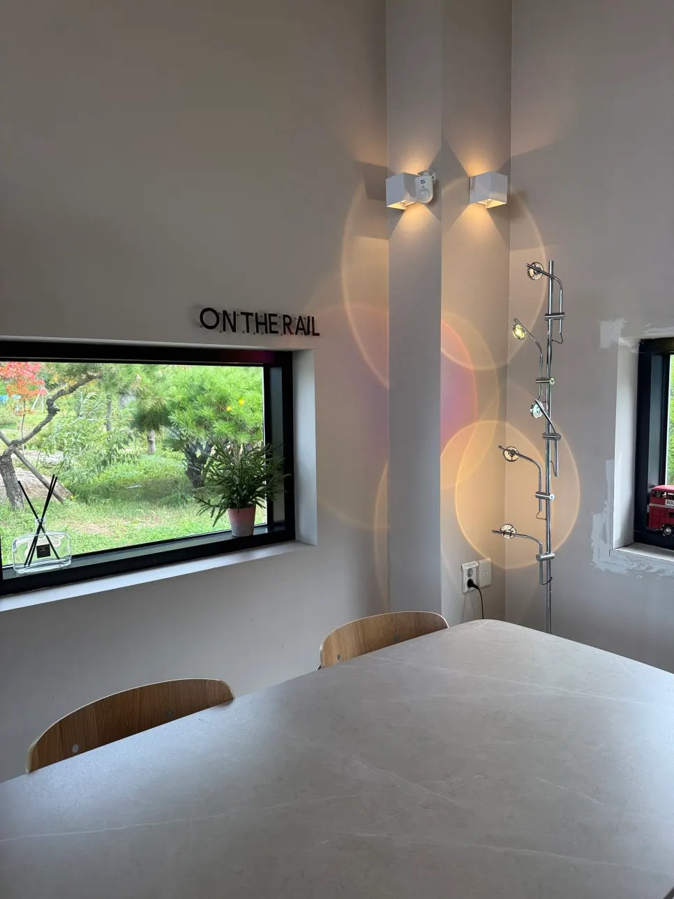 Natural light and interior design at On the Rail