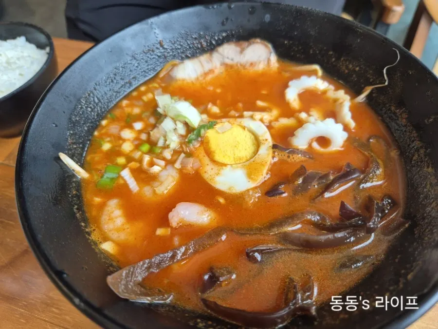 미미차이나 미미짬뽕밥 매운맛