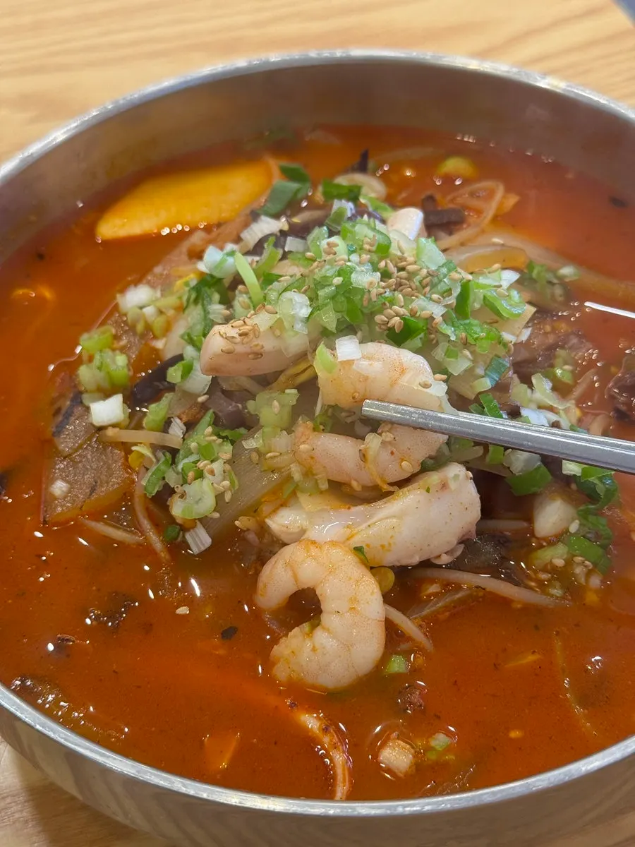Photo of seafood-based shinmi jjamppong