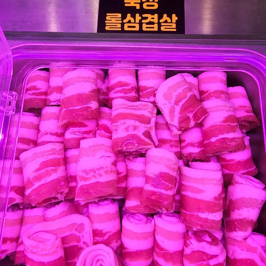 우대갈비와 소곱창 단품 안내