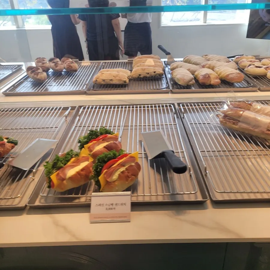 Scones and crookies on display