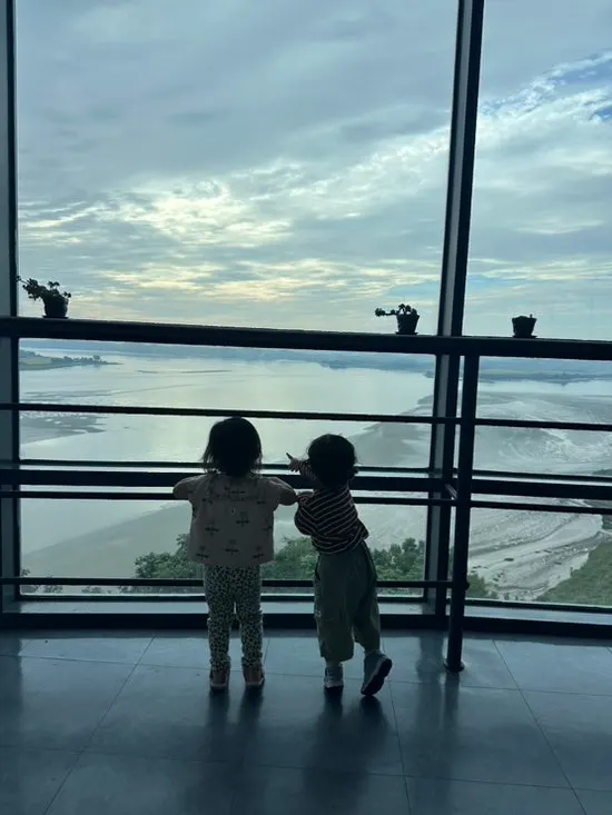 View toward North Korea from the observatory