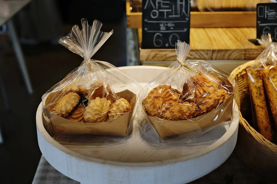 Assorted cookies and baked goods at On the Rail