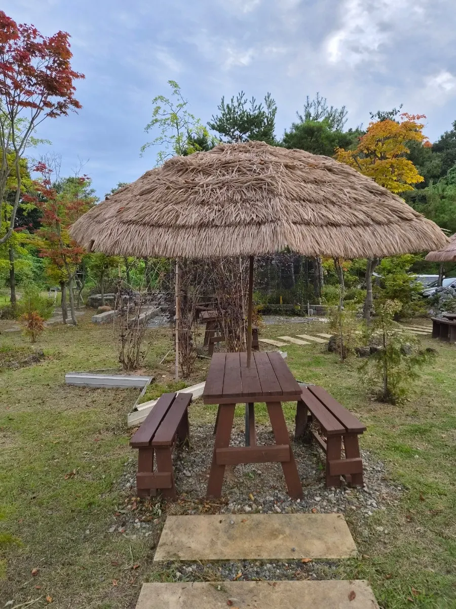 Spacious outdoor garden seating at On the Rail