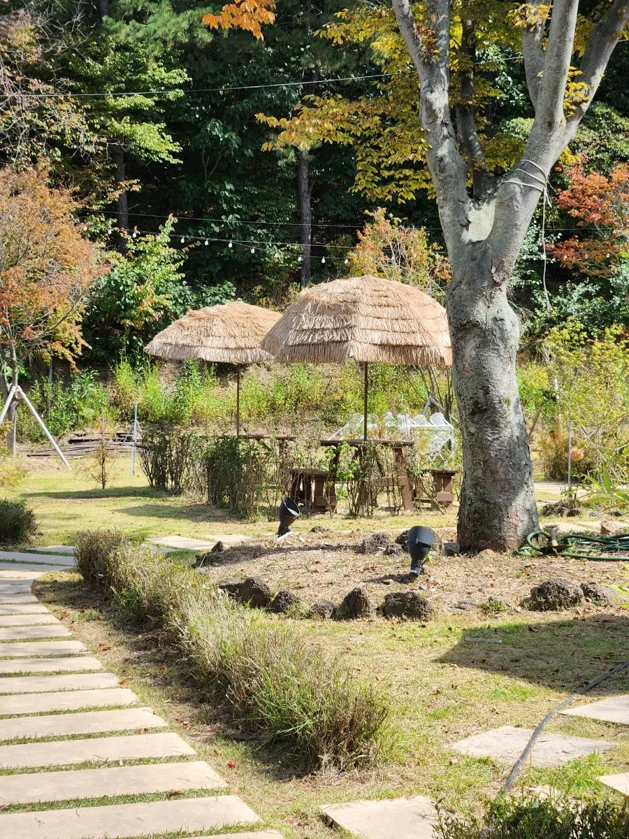 온더레일 철길 포토존 전경