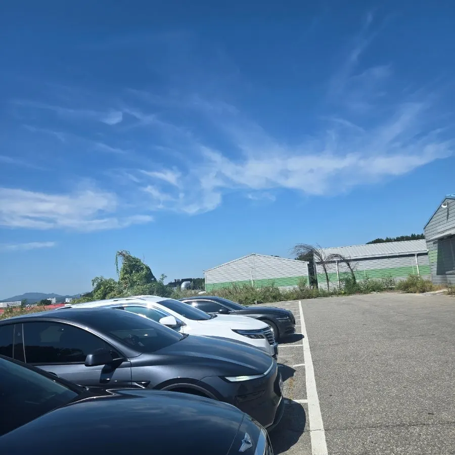 Parking area split into Lot 1 and Lot 2