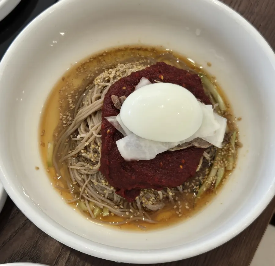 White kimchi side dish