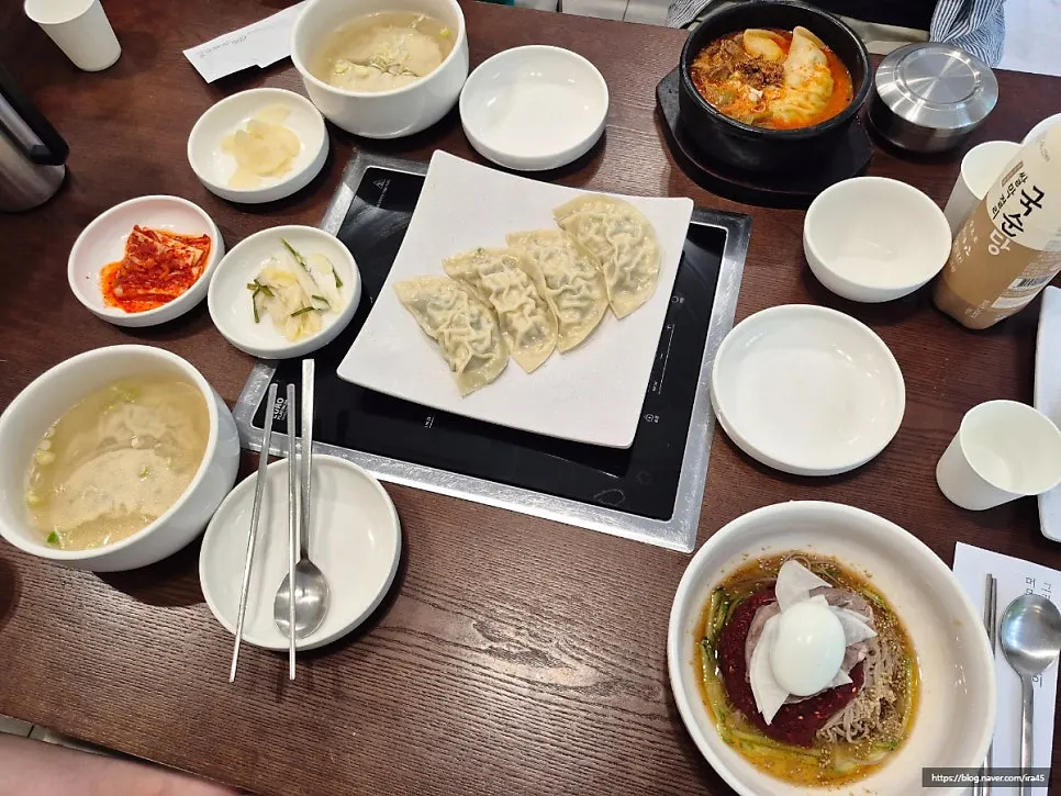 한우짜박이, 비빔막국수, 어린이만둣국, 평양만두 한상