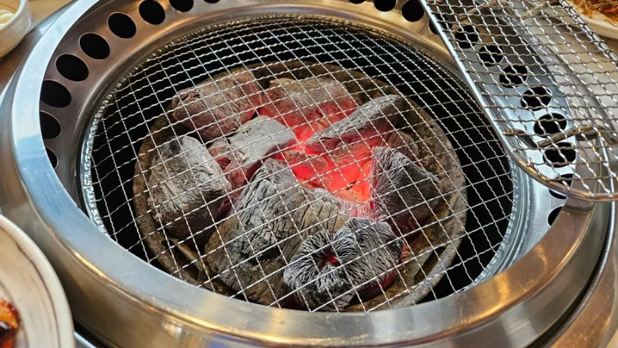 Plate of aged raw Jeongwon pork ribs