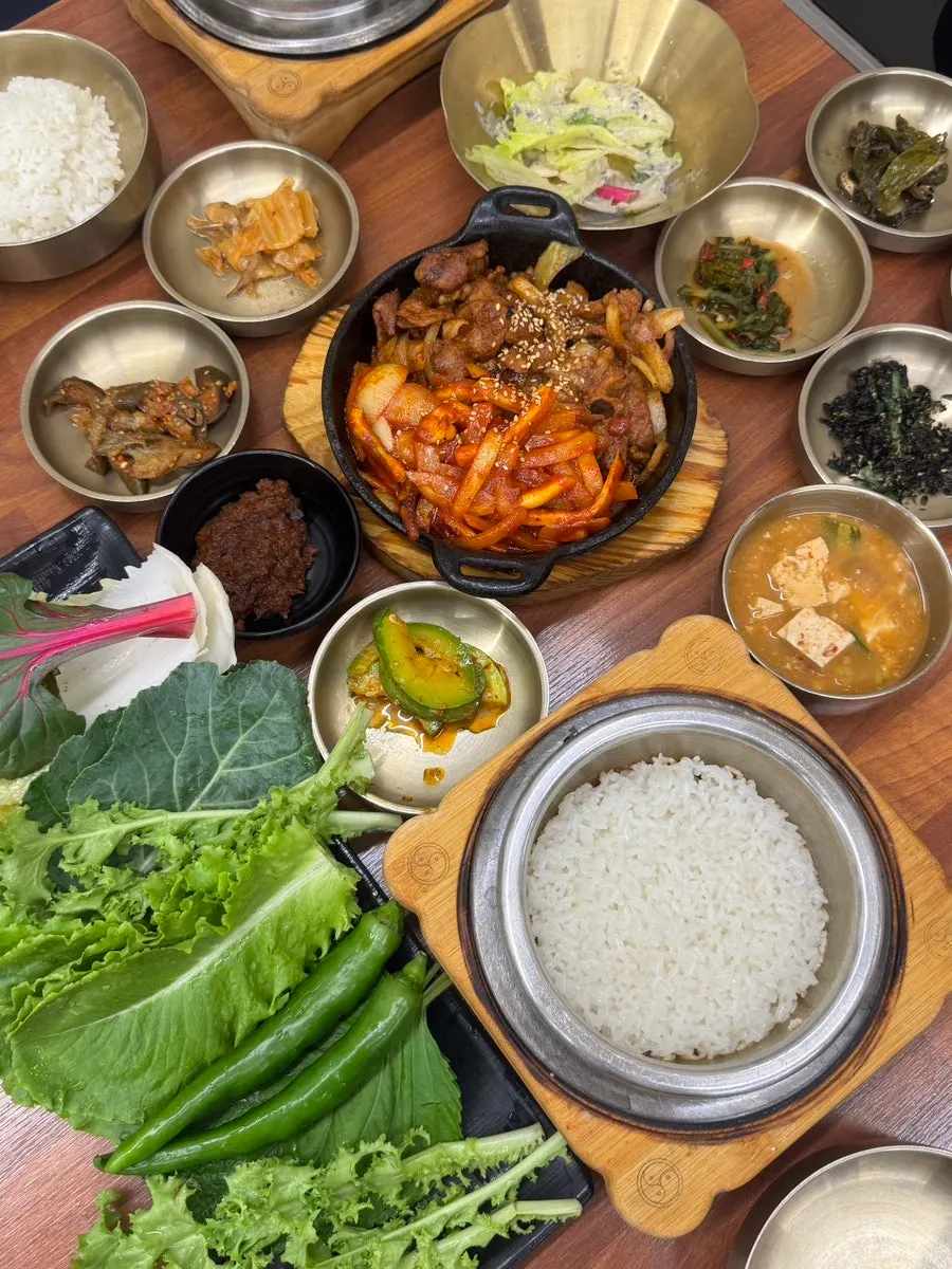 들정식 상차림 사진