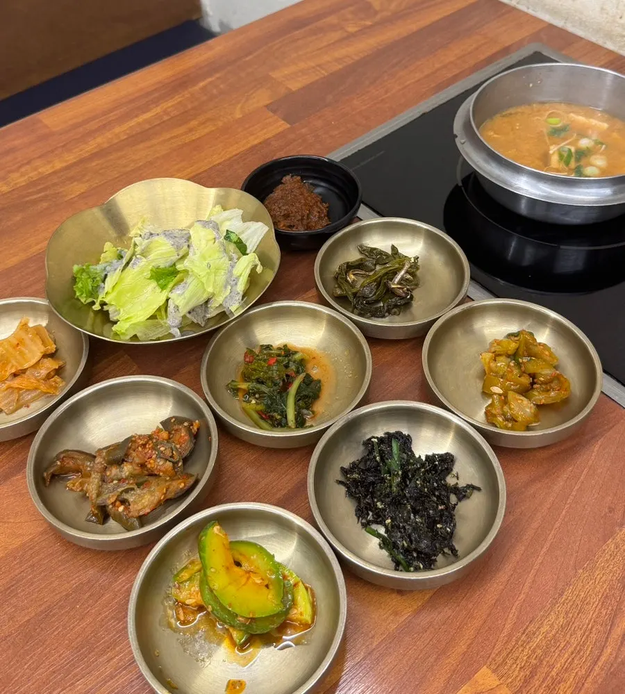 강된장과 된장찌개 사진