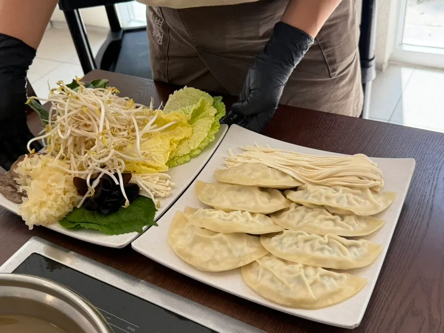 개별 포장된 수저 세트