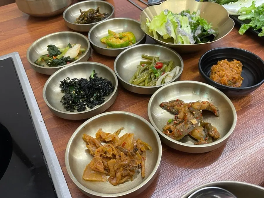 Sweet pumpkin porridge served as an appetizer