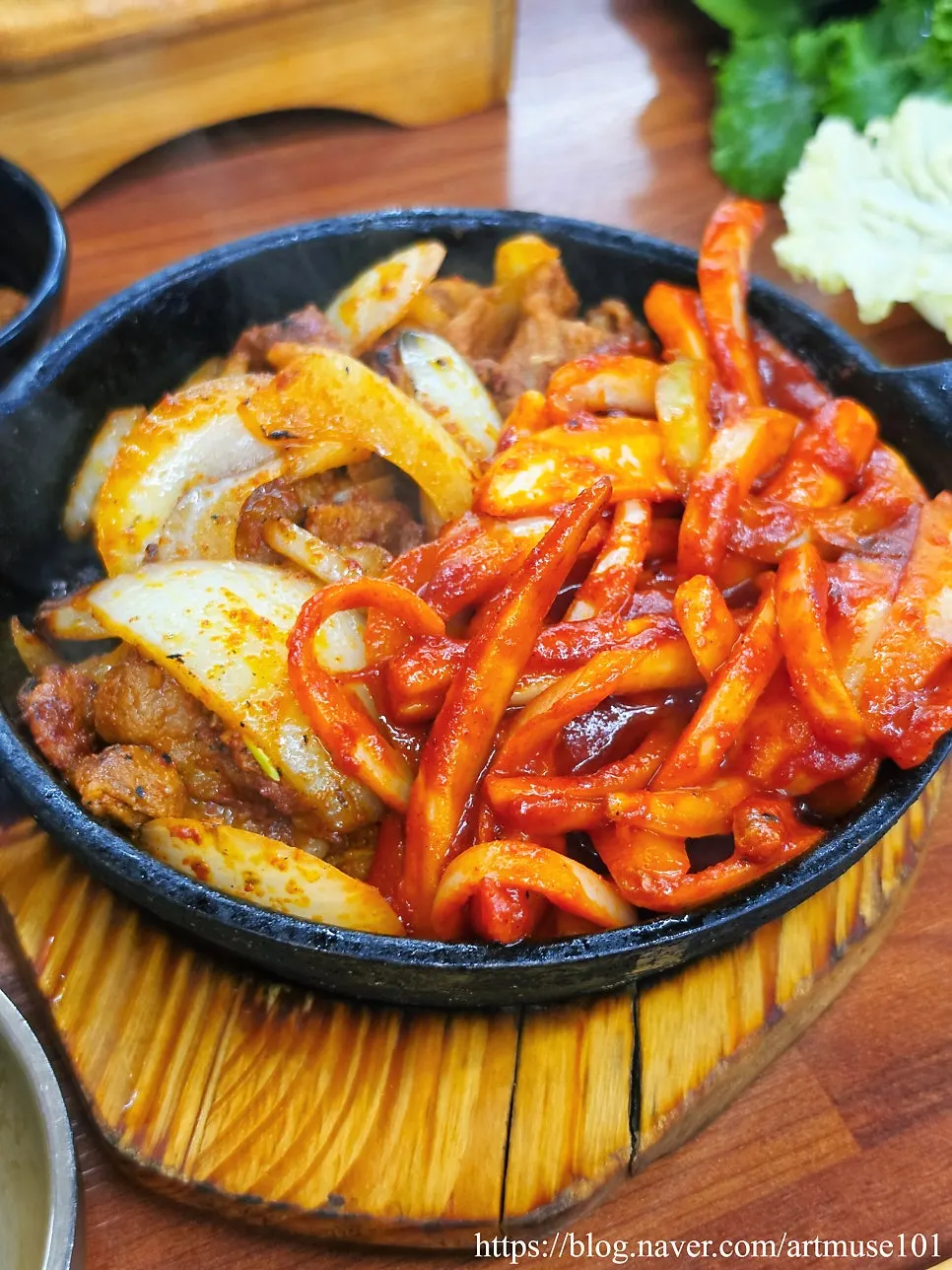 들꽃쌈밥 식당 주변 풍경
