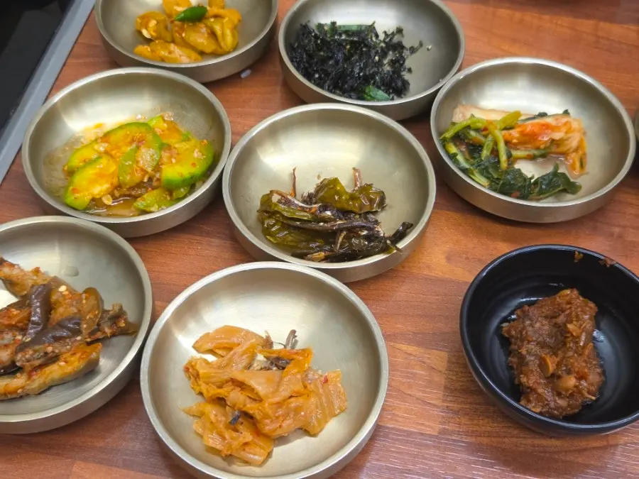 Homestyle namul side dishes