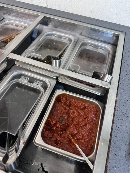 Self-serve corner for extra basic banchan