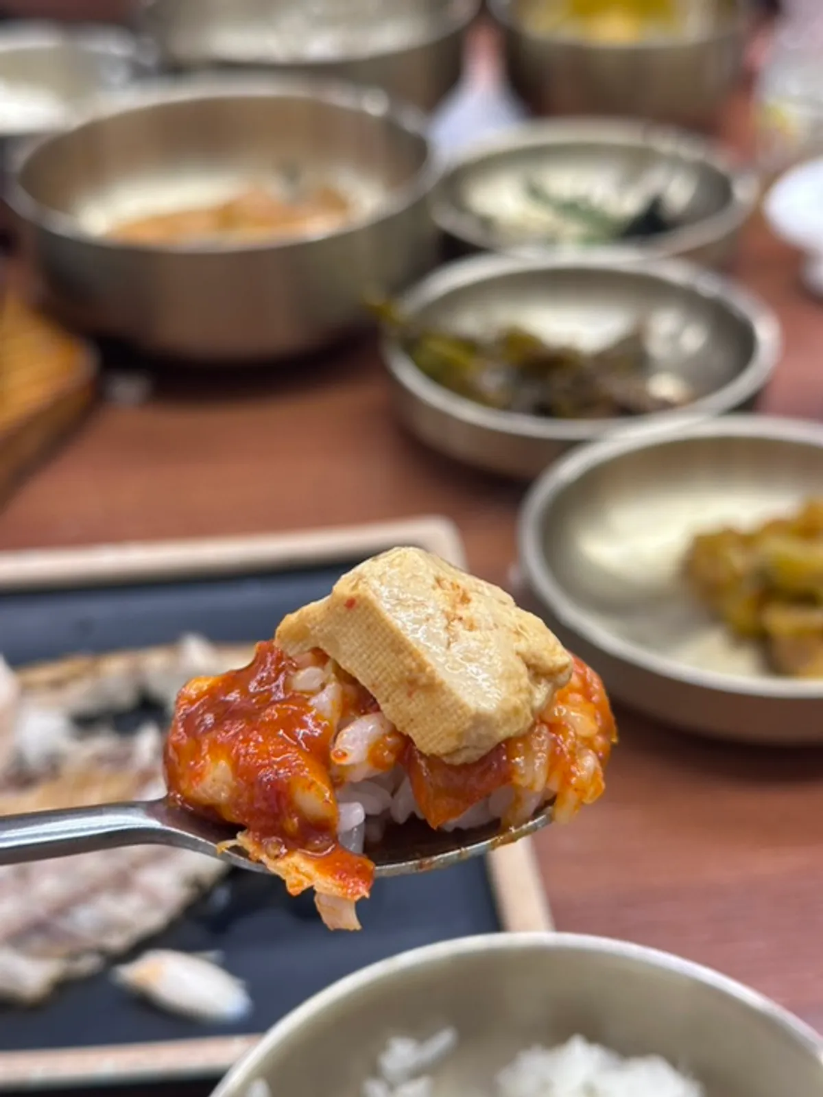 A wrap loaded with pork stir-fry and cheongyang chili
