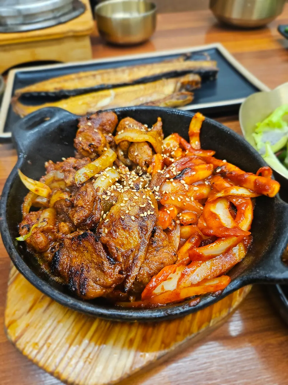 꽃정식 한상 차림