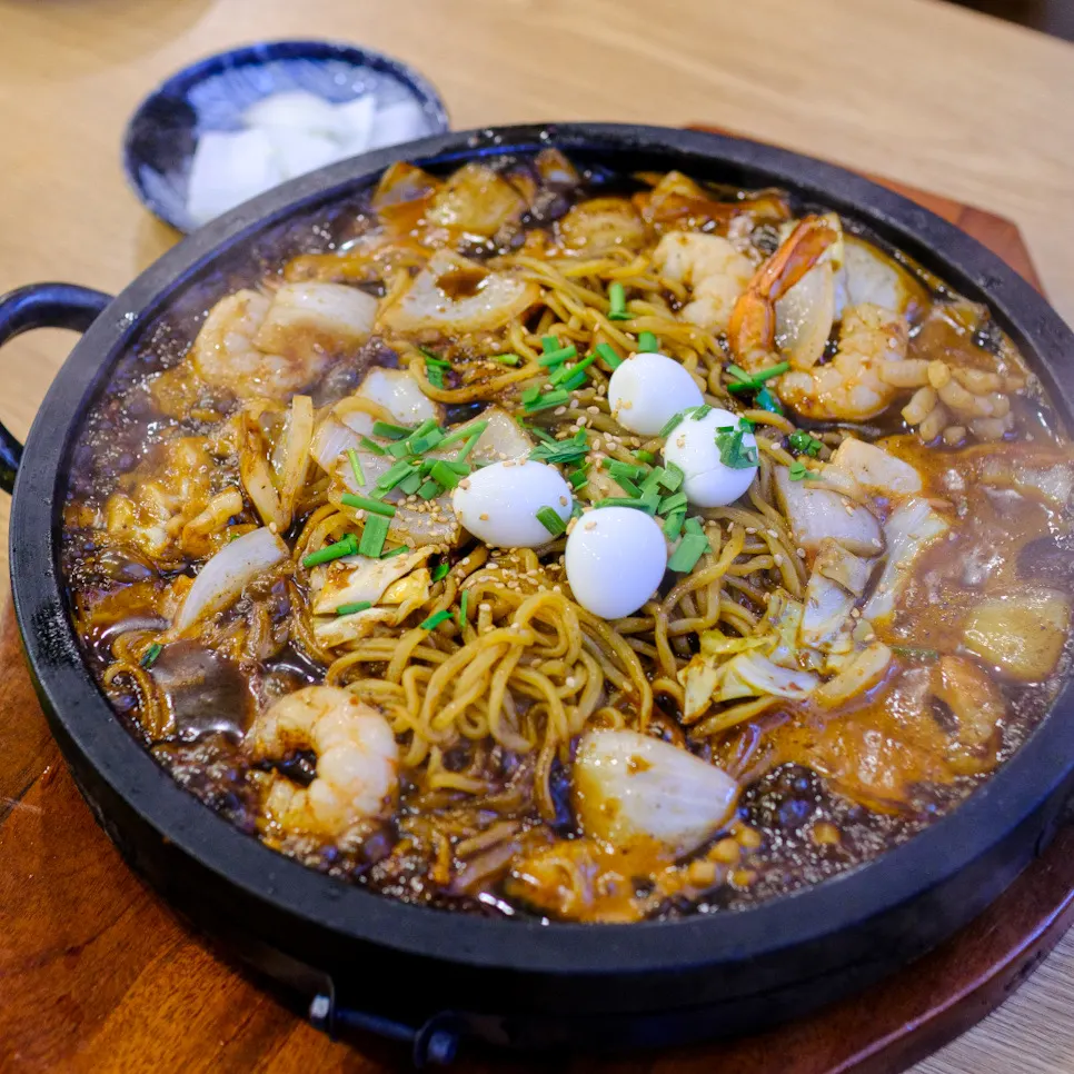 돌판석짬뽕 파주심학산점 식사 마무리 사진